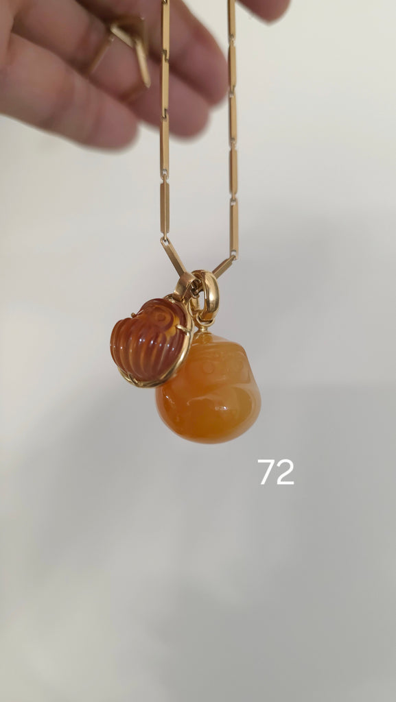 No. 72 Carnelian | Carved Daruma