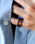 Tortoise Shell Agate Archer Band