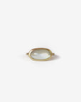 Green Moonstone Cabochon | Horizon Ring