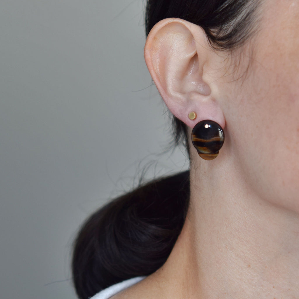 Cicada earrings | Medium | Montana Agate